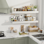 40 Inch Floating Shelves, 12" Deep Floating Shelf Wall Mounted, 40" Wall Shelves, Rustic Deep Bookshelf, Extra Deeper & Thick