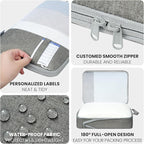 Compression Packing Cubes for Travel, Lightweight Vacation Travel Essentials, Travel Accessories for Suitcase Organizer Bags 