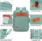 Lumesner Carry on Travel Backpacks, Extra Large 40L Flight Approved Bag for Men & Women,Expandable Suitcase Backpack With 4 P