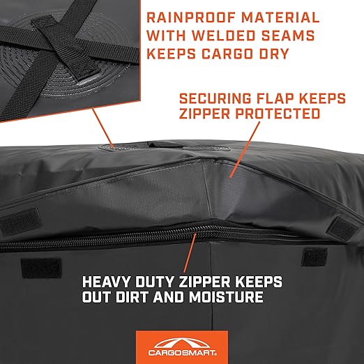 10 CU FT SOFT SIDED CAR TOP CARRIER