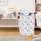 HUNRUNG Laundry Hamper,Large Canvas Fabric Lightweight Storage Basket Toy Organizer Dirty Clothes Collapsible Waterproof for 