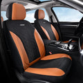 Coverado Seat Covers Front Seats, Leather Automotive Seat Covers 2-Pack, Mesh Breathable Auto Seat Protectors, Driver Seat Co