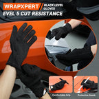 WRAPXPERT Vinyl Wrap Tool Kit,Car Wrap Kit Include Vinyl Wrap Gloves & Magnets,Utility Knife with Blades,Wrapping Paper Cutter,Felt Squeegee Corner Squeegee Window Tint Tools