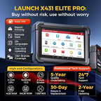 LAUNCH X431 1MM0 Elite Professional Diagnostic Scanner with X-PR0G3, 2026 Bi-Directional Control All System Scan Tool with