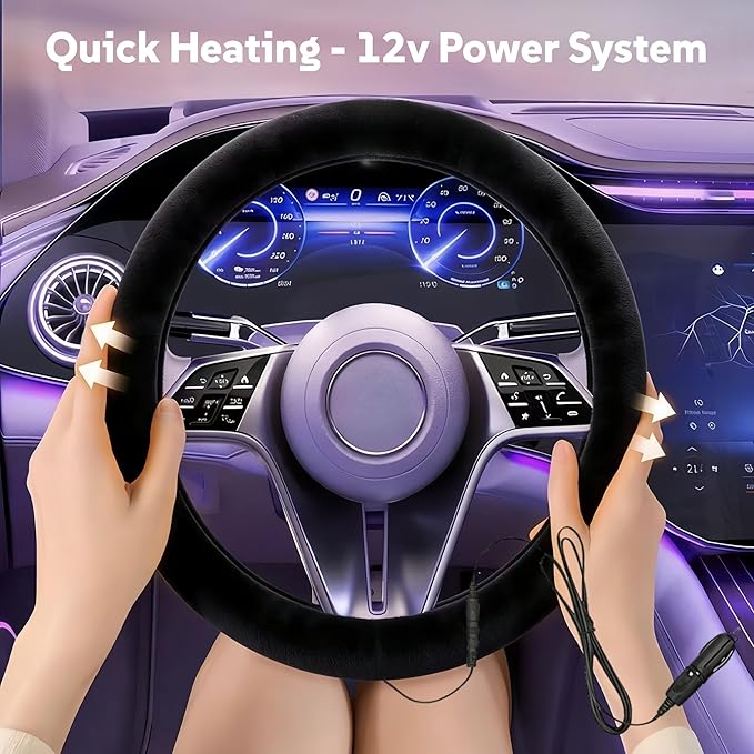 Heated Steering Wheel Cover
