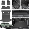 Floor Mats for 2024-2026 Chevy Trax/Buick Envista, All Weather TPE Cargo Mat with 3rd Seat Back Cover and Left Storage Mat for Chevy Trax Accessories Door Sill Guards