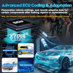 XTOOL D7W OBD2 Scanner Diagnostic Tool: 2026 Wireless Ver. of D7/D7S/D7BT, AI-Assisted Bidirectional Scan Tool with Full