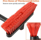 Snow Brush with Ice Scraper for Car Windshield Extendable 35 inch Vertical Car Snow Remover Windshield Snow Scrapers Removal Shovel for Car SUV Truck Windows