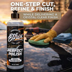 Ethos Perfect Polish – Versatile High Gloss Finish for Cars, Water-Based, No Fillers – One Step to Cut, Refine & Perfect Car Polish 16 Fl oz