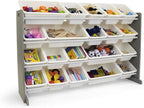 Humble Crew Toy Storage Organizer with 20 Removable Storage Bins for Kids Playroom, 4-Tier Toddler Toy Organization and Stora