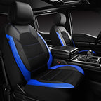CAR PASS Leather seat Covers,Automotive Universal Sport car seat Cover Super 5mm Composite Sponge Inside,Airbag Compatible fi