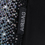 CAR PASS Bling Diamond Leather Car Seat Covers for 2 Front Interior Sets, Waterproof Shining Glitter Sparkly Crystal Universa