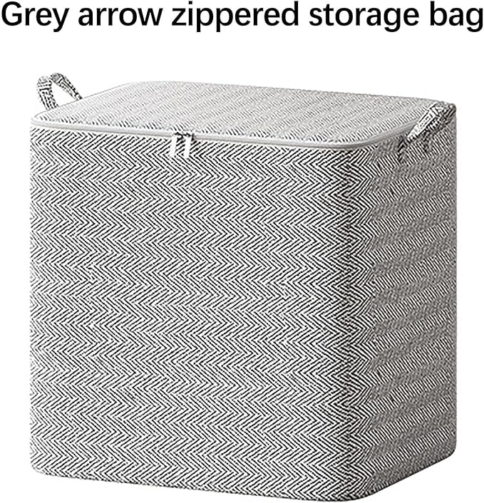 Clothes Storage Bag, Non-Woven Clothes Quilt Foldable Storage Bag, Multipurpose Large Capacity Lightweight Portable Wardrobe 