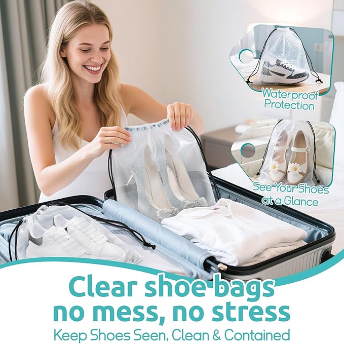 ALL INCLUDED - 12 Set Packing Cubes for Suitcases Carry On, Travel Essentials/Accessories Luggage Organizer Bags Set, Include
