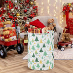 HUNRUNG Laundry Hamper,Large Canvas Fabric Lightweight Storage Basket Toy Organizer Dirty Clothes Collapsible Waterproof for 