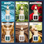 Premium Car Air Freshener, 6 Pack Deep Luxury Scent Essential Oil Diffuser, Long Lasting Fragrance Interior Decor Unisex,Hang