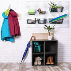 Pegboard Baskets Wall Mount Wire Peg Board Baskets 3 Sizes Pegboard Accessories Slatwall Bins Basket Home Garage Pegboard Han