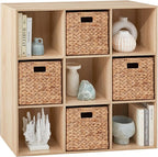 Best Choice Products 9-Cube Storage Organizer, 11in Shelf Opening, Bookcase, Display Shelf, Customizable w/ 3 Removable Back 