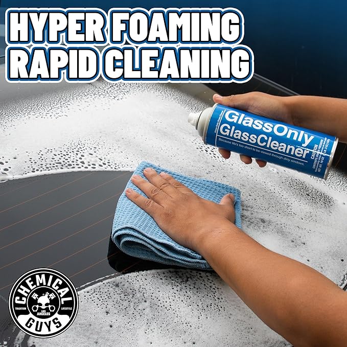 Chemical Guys CLDSPRAY100 Foaming Glass Cleaner (Works on Glass, Windows, Mirrors, Navigation Screens & More; Car, Truck, SUV