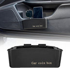 Multifunctional Car Coin Holder Car Door Slot Organizer Storage Box Universal Car Side Pocket Organizer
