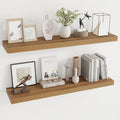 Dreamland 40 Inches Floating Shelves for Wall,9.3 Inch Deep Floating Shelves Set of 2, Large Display & Storage Shelf, Wall Sh