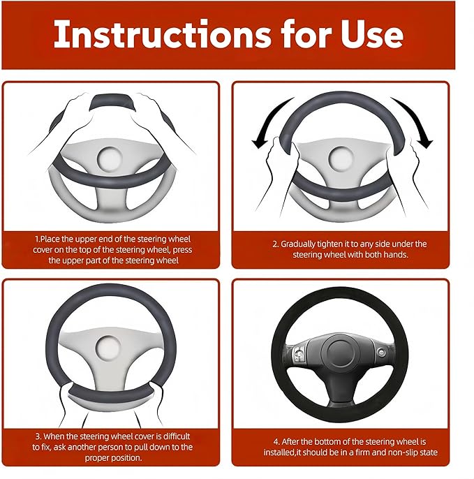 Heated Steering Wheel Cover