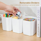 Citylife 17 QT Plastic Storage Bins Clear Storage Box with Lids Multipurpose Stackable Storage Containers for Organizing Tool