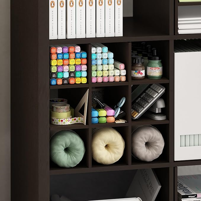 Furinno Cubicle Cube Insert, 9-Compartment Cube Organizer, Shelf Dividers, Fits into Furinno Extra Thick Cubes, for Organizer
