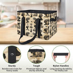 Reusable Grocery Bag, Foldable Large Shopping Tote Bag for Groceries Kitchen Picnic Car Trunk