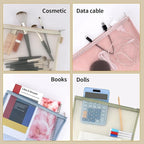 20 Pack Colored Mesh Zipper Pouch Bags, Nylon Puzzle Building Block Sets Toy Storage and Organization, Breathable See Through