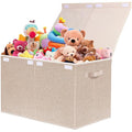 VERONLY Large Toy Box Chest Storage with Lid - Collapsible Kids Toys Boxes Organizer Bins Baskets with Handles for Boys, Girl