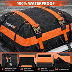 15 Cubic Ft Rooftop Cargo Carrier, Waterproof Car Roof Bag for Vehicles with or Without Rack, Soft Roof Top Luggage Bag for Travel, Camping, Moving (Soft car roof Bag, 15 Cubic feet)