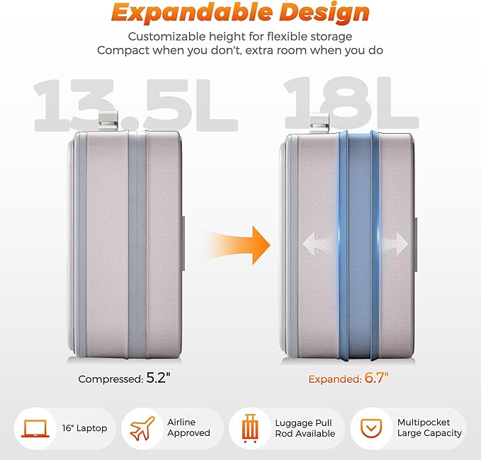 Nacial 5200℉ Fireproof Document Box with Lock, Expandable Document Organizer, Heat Insulated Fireproof Waterproof Box for Fil