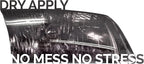 VViViD Smoke Black Adhesive Headlight Wrap Tinting Vinyl (12" x 48" 2-Roll Pack)