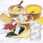 Moisture Absorbers, 20G 75 Pack Premium Transparent Desiccant for Storage, Silica Gel Desiccant Packets (20G, 75)