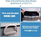 Car Trunk Organizer, Cargo Organizer SUV Trunk Storage Non Slip Bottom Waterproof Collapsible Durable Multi Compartments-(Stan