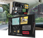 ONETIGRIS Molle Visor Panel Organizer, Molle Panel Tactical Car Sun Visor Cover Vehicle Visor Storage Holder Pouch Molle Webbing with Hook-and-Loop Straps for Cars, Trucks, Suvs (B)