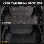 Floor Mats for Jeep Grand Cherokee 2011-2021 & 2022 (Not for WL), All Weather Floor Mats Trunk Cargo Liner with Backrest Protectors and Door Sill Guards Accessories, Full Coverage Set