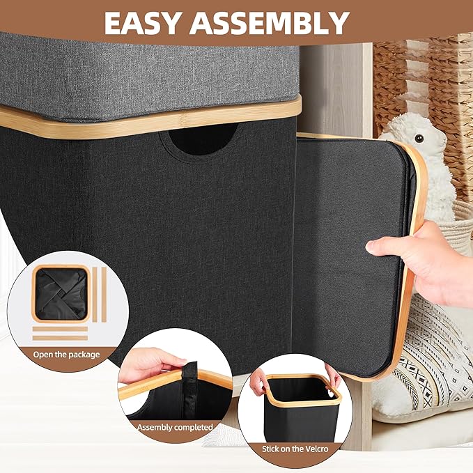 Cube Storage Bin 12 Inch -2 Pack,Collapsible Cube Storage Organizer with Handles,Fabric Storage Bins for Cubes Storages,Squar