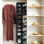 Simple Houseware 10 Shelves Closet Hanging Shoe Organizer, Black