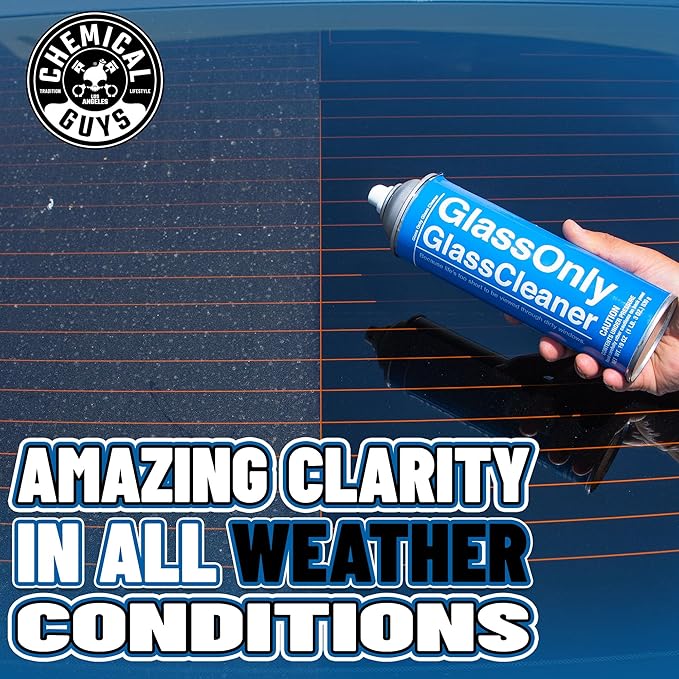 Chemical Guys CLDSPRAY100 Foaming Glass Cleaner (Works on Glass, Windows, Mirrors, Navigation Screens & More; Car, Truck, SUV