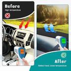 FIILINES Dash Cover for 2005-2015 Toyota Tacoma Pickup, Dashboard Mat Accessories Dash Cover Sunshade Nonslip Mesh Protector 