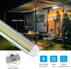12v LED Interior Light Bar，CT CAPETRONIX 120LEDs 1500LM 8W DC 12 Volt led Strip Lights with ON/Off Switch，for Enclosed Cargo Trailer, Car RV Van Truck Lorry Camper Boat Caravan Motorhome (4Pack)