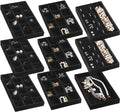 Frebeauty Jewelry Organizer Tray,Stackable Velvet Jewelry Trays,Drawer Inserts Earring Organizer For Women Jewelry Storage Di