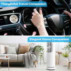 Car Fragrance Holder Compatible with Bath & Body Works Refills (Not Included), Air Freshener Vent Clip or Visor Clip, Refilla