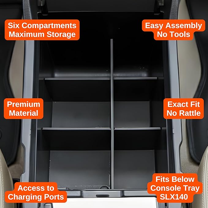 Vehicle OCD - Center Console Organizer for Toyota 4Runner (2003-2009) - Made in USA - SLX117