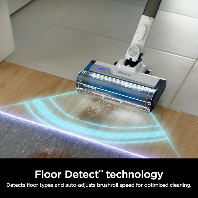Shark PowerPro Plus Cordless Stick Vacuum, Lightweight, Rechargeable, FloorDetect Technology, HEPA Filter, Up to 50-Minute Ru