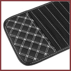 2pcs Car CD Visor Storage Cases Vehicle Sun Visor Organizer with 10 DVD Storage Sleeves Black with White Line Replace Parts