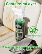Kingvo Car Interior Cleaner Spray, Multipurpose Leather Seat Cleaner Upholstery Car Cleaning Kit with Citrus Flavor Auto Dash
