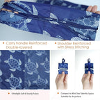 BeeGreen Reusable Grocery Shopping Bag -Travel Tote Bag - Foldable Compact Sturdy Bags